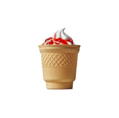 McD McSANDY STRAWBERRY WAFFEL